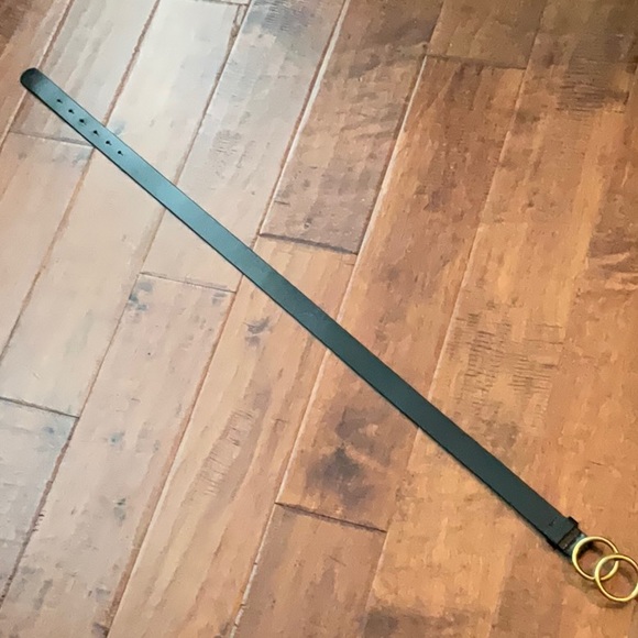 Black Leather Belt - Picture 3 of 4